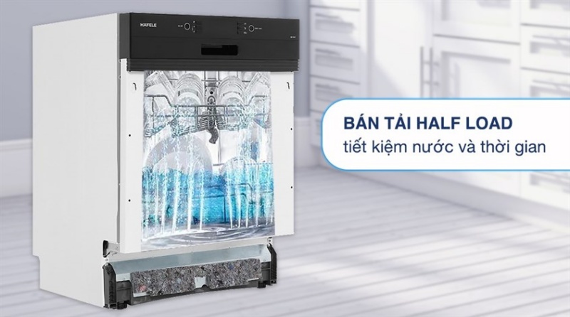 các tiện ích trên máy rửa chén hafele