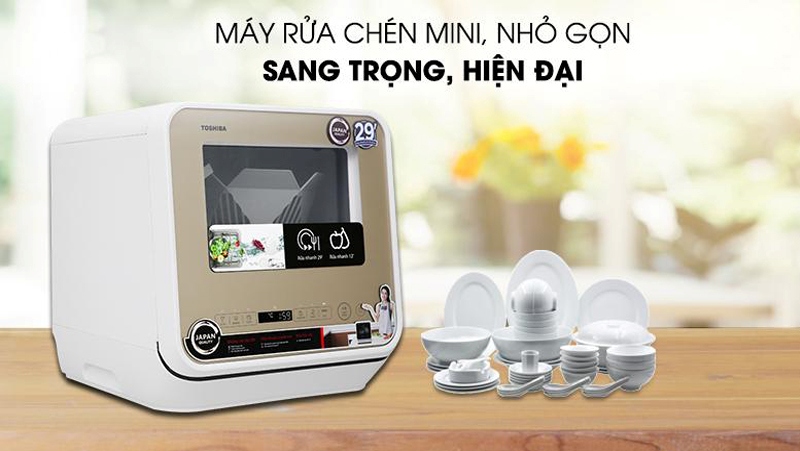 Cách cài đặt và sử dụng máy rửa bát mini đơn giản tại nhà