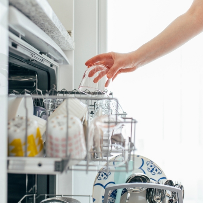 Chế độ rửa nửa tải của máy rửa bát Bosch và công dụng