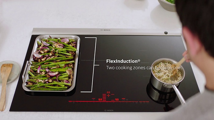 Công nghệ Flexinduction trên bếp từ Bosch