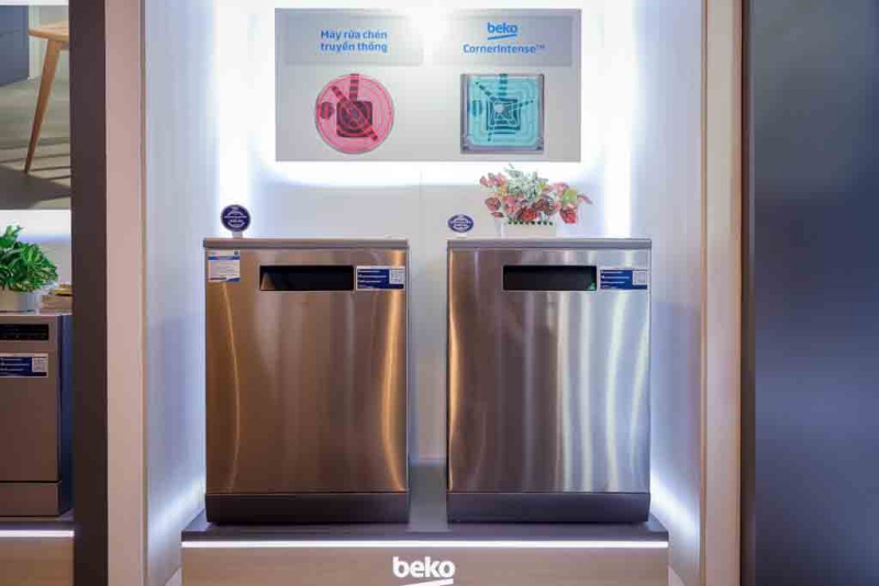 công nghệ sấy của máy rửa bát Bosch và Beko