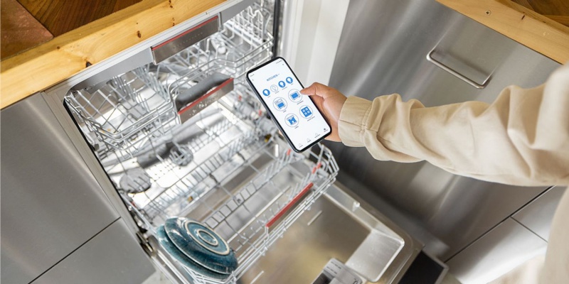 Kết nối máy rửa bát bosch với điện thoại