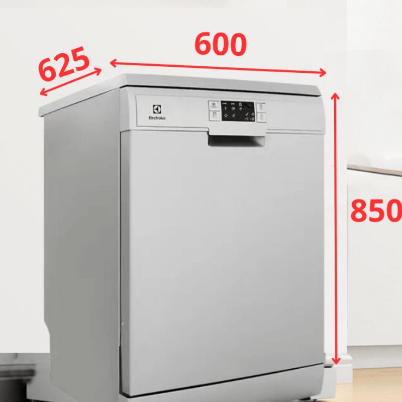 Kích thước máy rửa chén 12 bộ