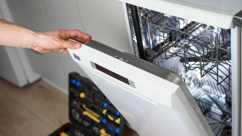 lắp đặt máy rửa bát