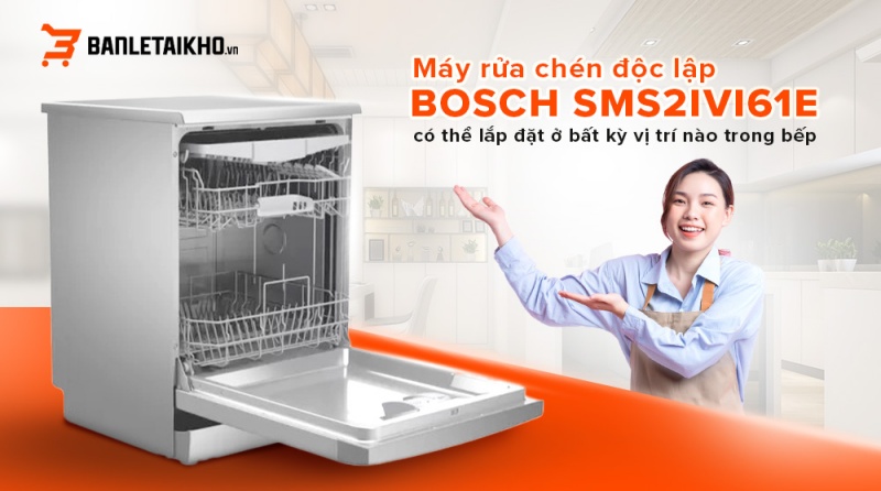 Top 5 máy rửa chén Bosch dưới 15 triệu đáng mua nhất 2025