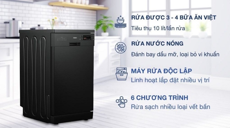 3 sản phẩm máy rửa chén Galanz dưới 10 triệu chất lượng nhất 2 máy rửa chén galanz dưới 10 triệu