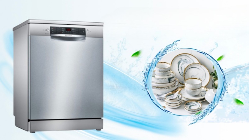 mẹo tiết kiệm nước máy rửa bát Bosch