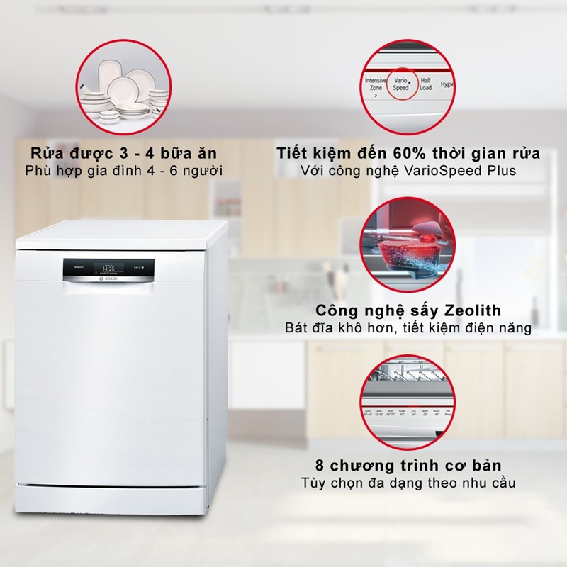 so sánh máy rửa bát bosch và kocher
