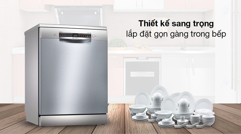 so sánh máy rửa chén độc lập và bán âm 