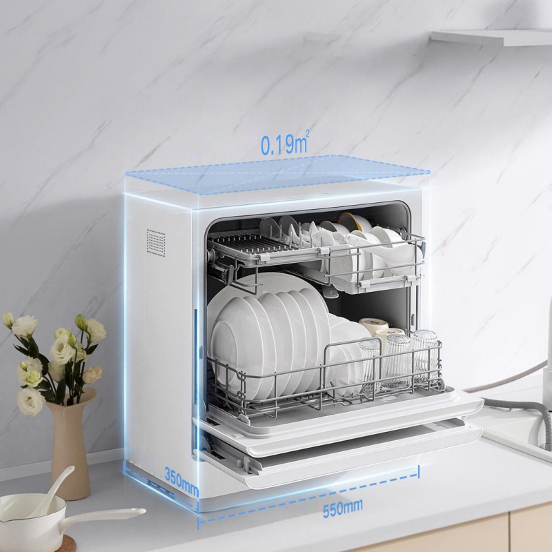 tủ bếp có máy rửa bát