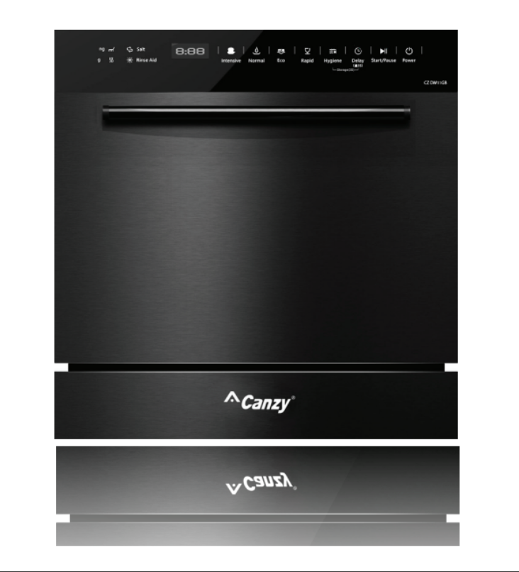 Máy rửa bát độc lập Canzy CZ DW11GB 11 Bộ