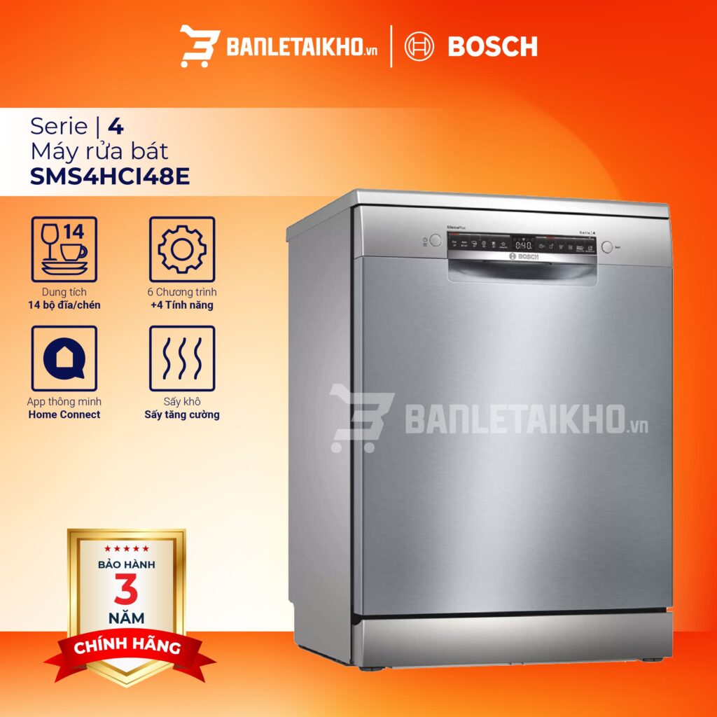 máy rửa bát bosch sms4hci48e