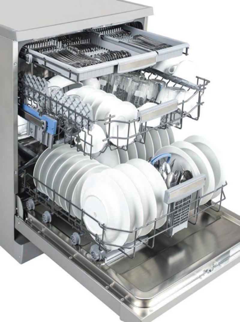 M&aacute;y Rửa Ch&eacute;n Độc Lập 15 Bộ Hafele HDW-F60C 533.23.200 c&oacute; chương tr&igrave;nh rửa đa dạng