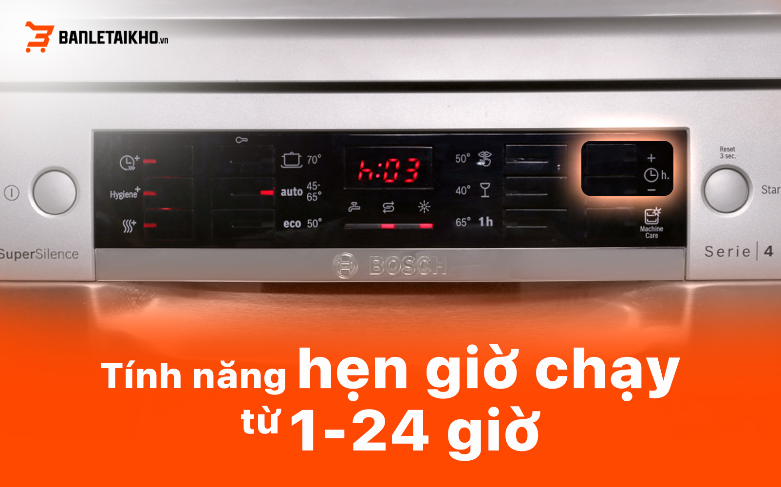 Hẹn giờ màn hình sẽ hiển thị thời gian còn lại, không lo quên tắt máy