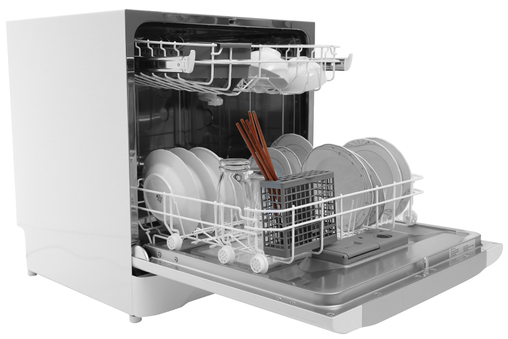 Máy rửa chén mini Electrolux ESF6010BW với thiết kế nhỏ gọn, tiện lợi, vừa vặn mọi không gian bếp