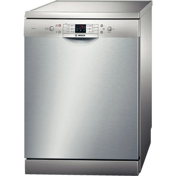 Máy rửa bát SMS63L08EA nổi bật với thiết kế hiện đại, bền bỉ từ thép không gỉ