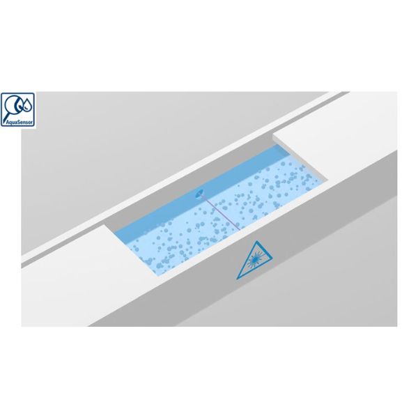 Cảm biến Aqua Sensor sử dụng ánh sáng hồng ngoại để đo độ đục của nước rửa