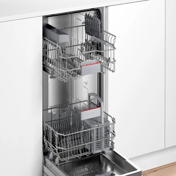 Rackmatic cho ph&eacute;p bạn điều chỉnh độ cao của khay rửa linh hoạt, ph&ugrave; hợp với k&iacute;ch thước v&agrave; số lượng ch&eacute;n b&aacute;t