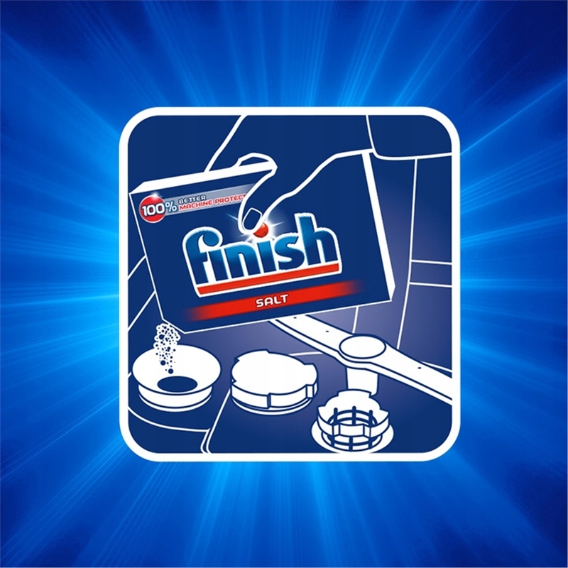 Muối rửa ch&eacute;n Finish 4kg th&acirc;n thiện v&agrave; an to&agrave;n với người d&ugrave;ng.