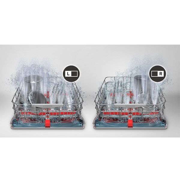 Với áp lực nước mạnh IntensiveZone giúp bạn xử lý mọi loại vết bẩn cứng đầu