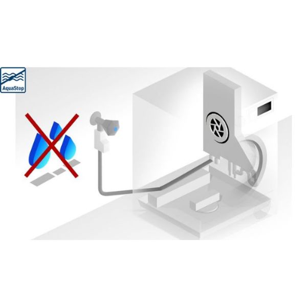 Hệ thống bảo vệ toàn diện AquaStop giúp ngăn mọi rủi ro cho không gian bếp