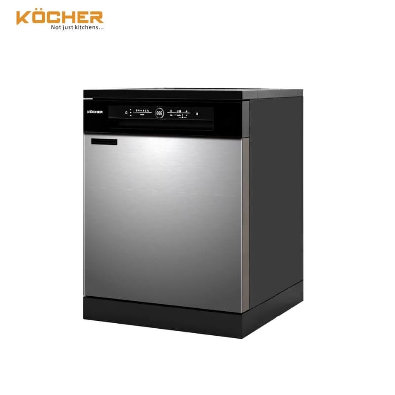 Máy rửa bát Kocher sở hữu khoang chứa bát đĩa rộng phù hợp với gia đình đông người