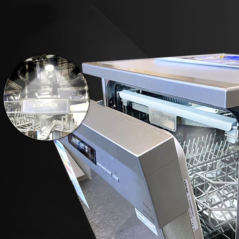 Tích hợp đèn Led bên trong giúp người dùng dễ dàng quan sát quá trình hoạt động