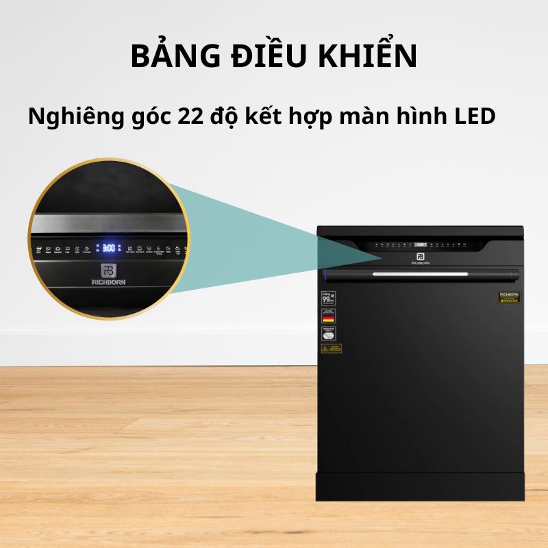 Máy rửa bát Richborn RDG6080SQB