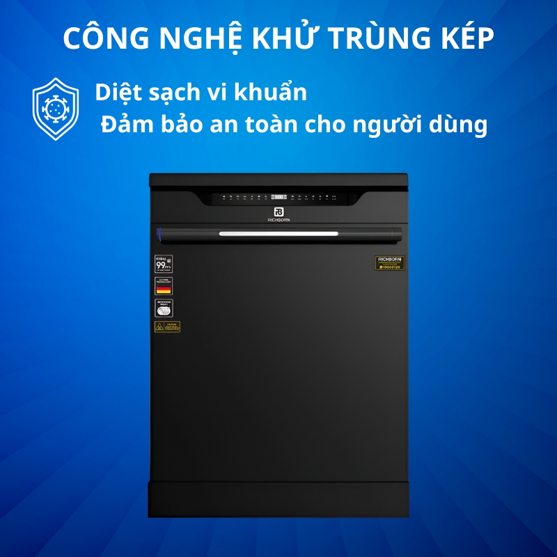 Máy rửa bát Richborn RDG6080SQB