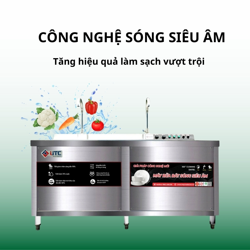 Máy rửa bát siêu âm UTC-1800HD