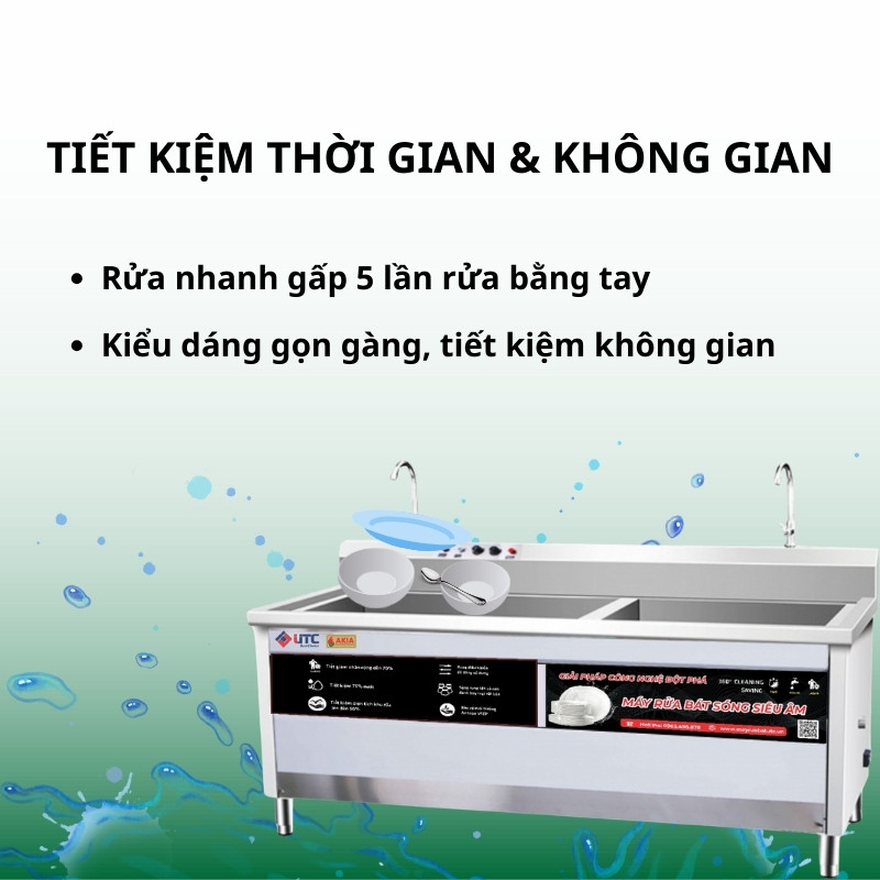 Máy rửa bát siêu âm UTC-2400HD