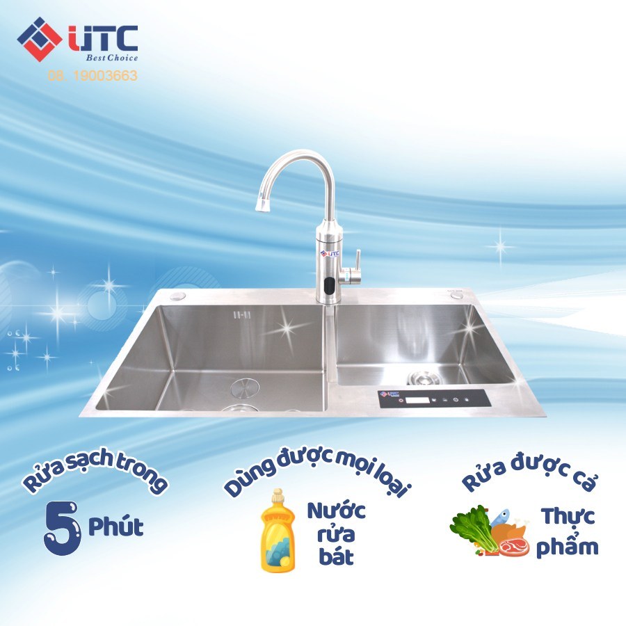Máy Rửa Bát Siêu Âm UTC - 500GĐ