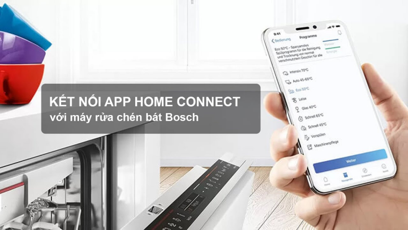 Chương tr&igrave;nh th&ocirc;ng minh Home Connect gi&uacute;p bạn kết nối từ xa 