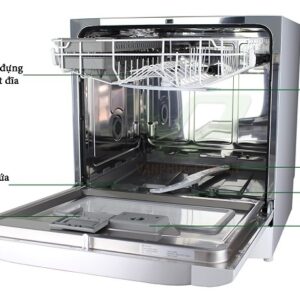 Máy rửa chén mini Electrolux ESF6010BW với công nghệ hiện đại đảm bảo chén bát sạch hoàn hảo và an toàn