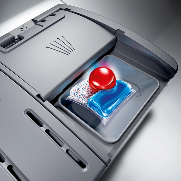 Máy rửa bát Bosch SMS6ECI93E sẽ phát cảnh báo khi sắp hết viên tẩy rửa