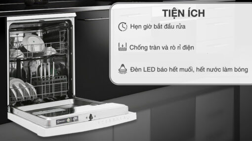 Máy Rửa Chén Độc Lập Electrolux ESF5206LOW với chức năng hẹn giờ bắt đầu rửa tiện ích