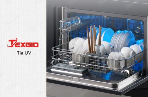 Máy rửa bát Texgio Dishwasher TG-DT2026 được trang bị công nghệ sấy khí nóng tiên tiến