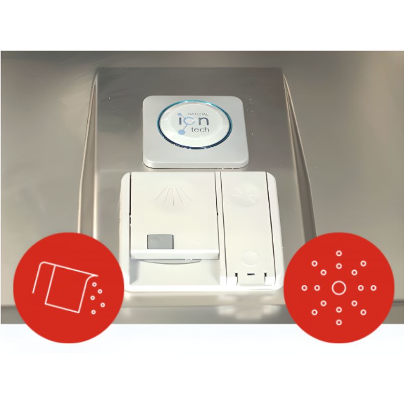 Cảm biến mức nước trợ xả đảm bảo hiệu quả rửa tối ưu