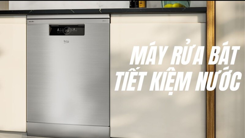 Máy rửa bát là khả năng tiết kiệm nước hiệu quả hơn so với rửa tay truyền thống
