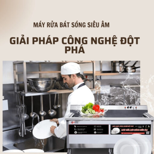 Máy rửa bát siêu âm UTC - 1500HS
