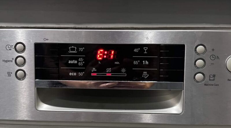 lỗi máy rửa bát