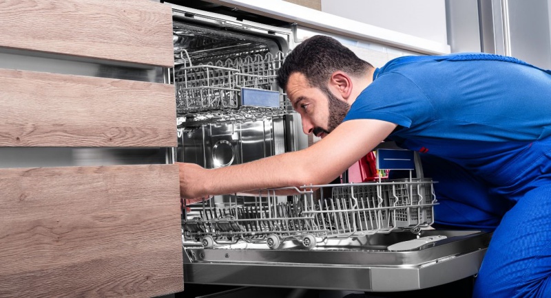 Máy rửa bát Hafele báo lỗi F5