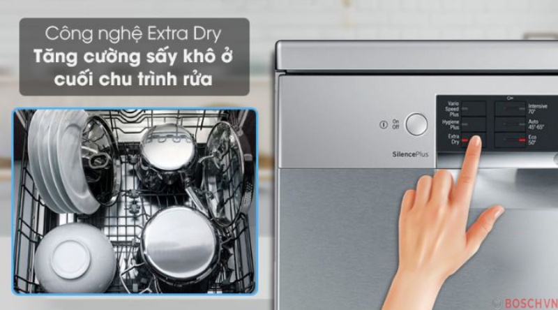 máy rửa chén bosch sức chứa lớn