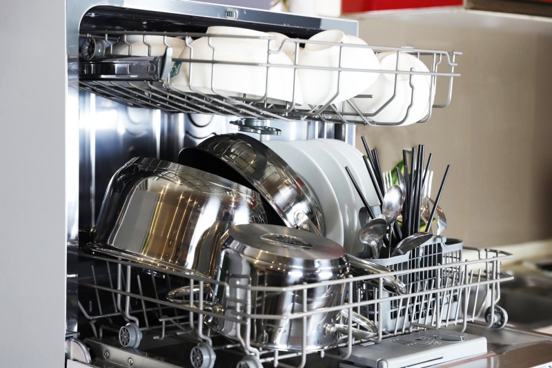Nồi chảo rửa bằng máy rửa chén