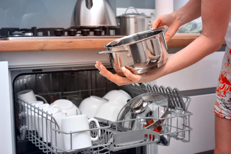 Nồi chảo rửa bằng máy rửa chén