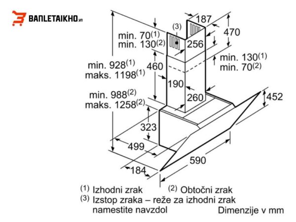 Máy Hút Mùi Kính Vát Bosch Serie 4 DWK67CM60B 5 DWK67CM60B-cua-banletaikho-6