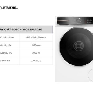 BÁN LẺ TẠI KHO – Kênh bán hàng điện máy và thiết bị bếp gia dụng trực tuyến giá tốt tại kho 44 may giat Bosch Serie 8 WGB254A0SG tai banletaikho 2